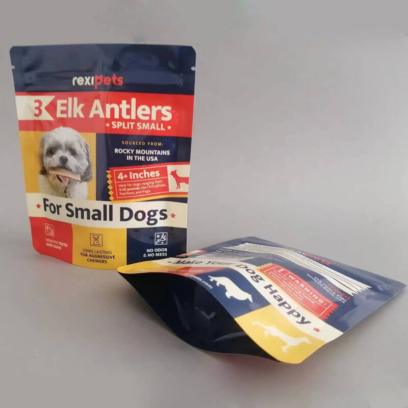 Best Custom Pet Food Dog Treat Packaging Bags Supplier