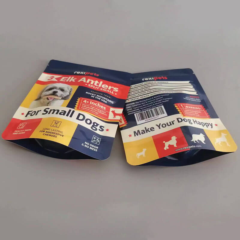 Best Custom Pet Food Dog Treat Packaging Bags Supplier